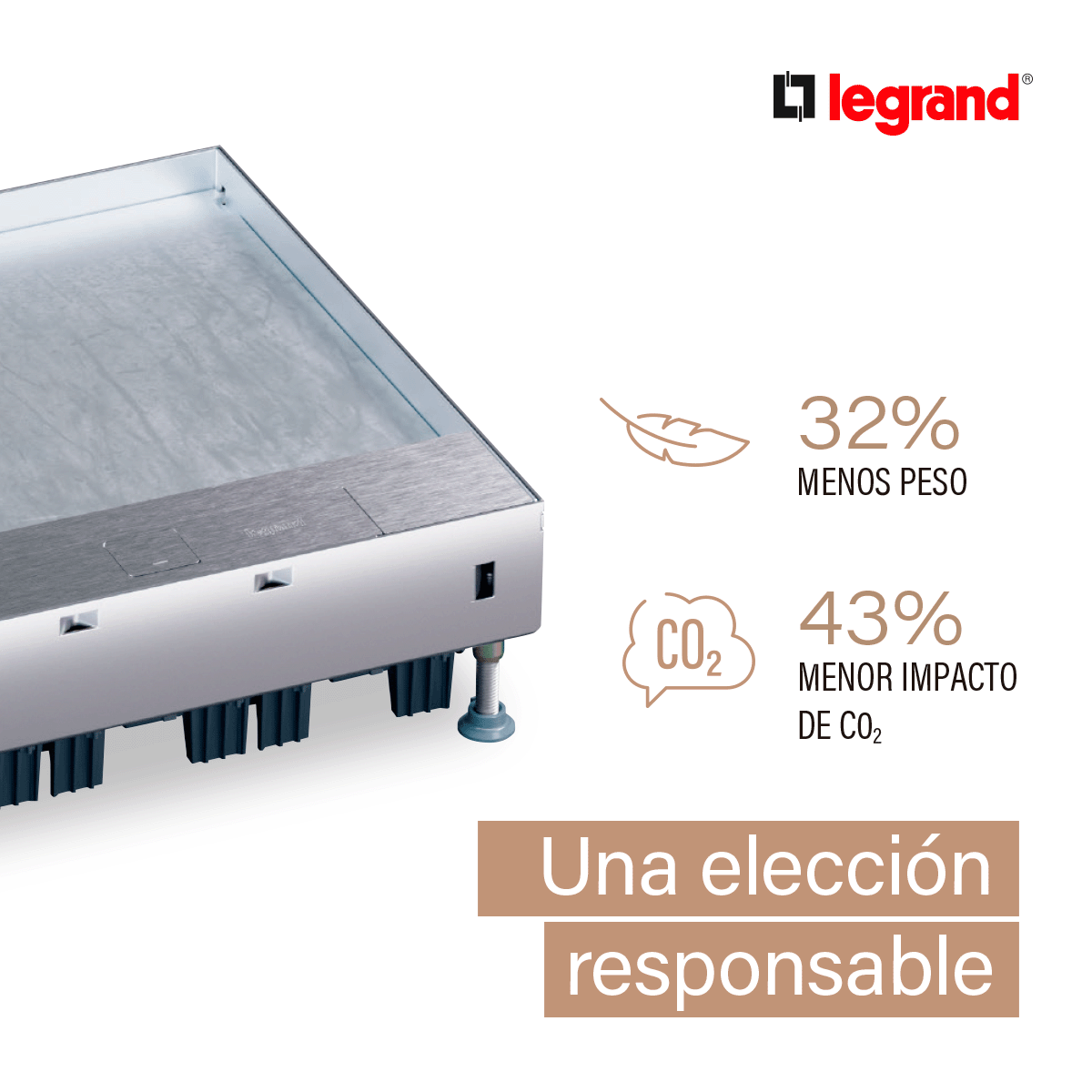 Cajas de suelo Legrand