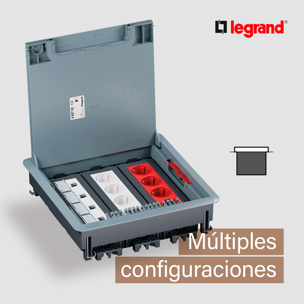 Cajas de suelo Legrand